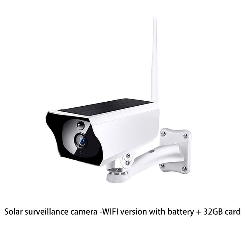 Solar WiFi IP Camera 1080P HD Outdoor Charging Battery Wireless Security Camera PIR Motion Detection Surveillance CCTV, With 32g card
Solar WiFi IP Camera 1080P HD Outdoor Charging Battery Wireless Security Camera PIR Motion Detection Surveillance CCTV, With 32g card