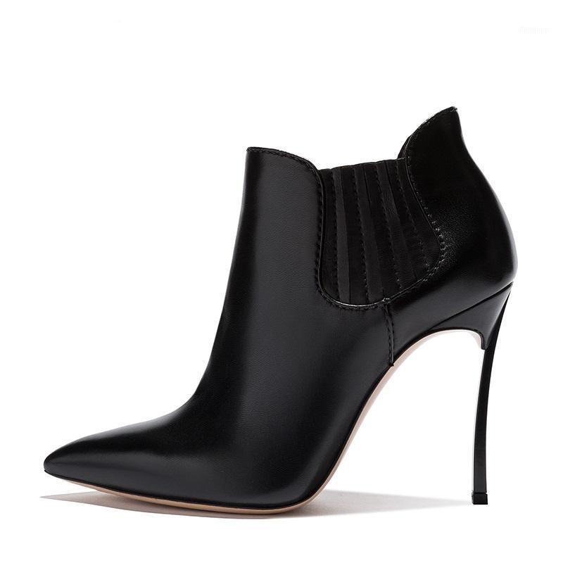 Fashion Black Leather High Heel Boots Sexy Pointed Toe Woman Ankle Boots Motorcycle Blade Heels Leather 12/10cm1, 10cm heel
Fashion Black Leather High Heel Boots Sexy Pointed Toe Woman Ankle Boots Motorcycle Blade Heels Leather 12/10cm1, 10cm heel