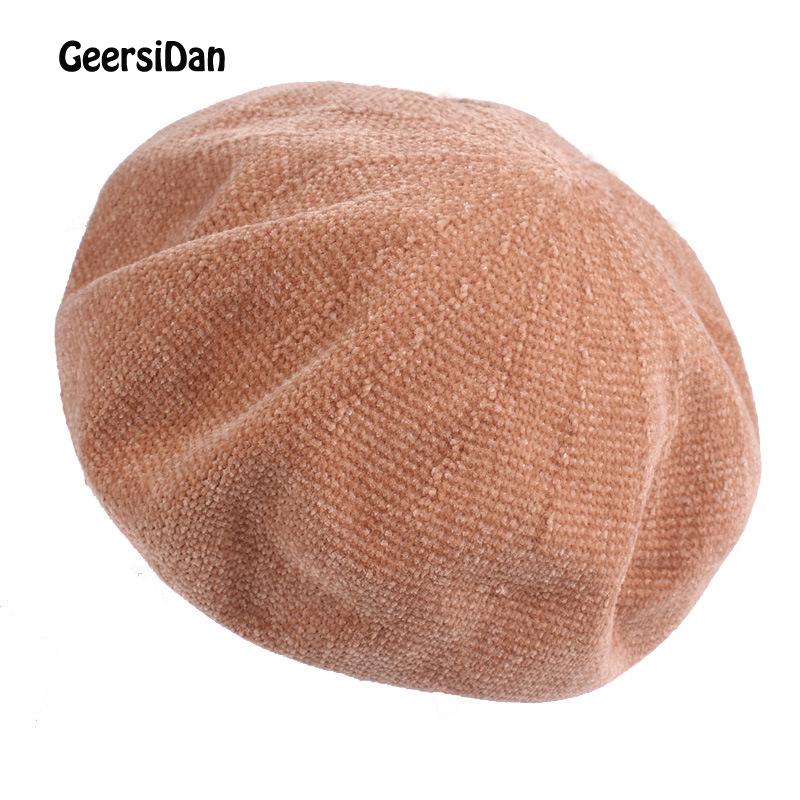 GEERSIDAN 2020 new top quality ladies beret cap autumn winter fashion keep warm solid colors Women beret hat knitted wool, Khaki
GEERSIDAN 2020 new top quality ladies beret cap autumn winter fashion keep warm solid colors Women beret hat knitted wool, Khaki