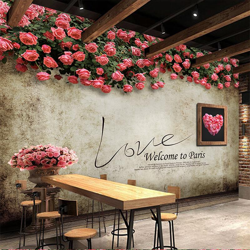 Wallpapers modern Photo 3d European Retro Nostalgic Rose TV Wall Cafe Bar Restaurant Decoration Painting 3d Murals for Walls, As shown
Wallpapers modern Photo 3d European Retro Nostalgic Rose TV Wall Cafe Bar Restaurant Decoration Painting 3d Murals for Walls, As shown