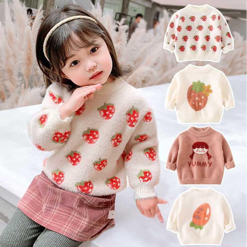 Autumn Winter Baby Girls Pullover Sweaters Soft Knitted Pullover Strawberry Print Kids Sweater Outerwear Children's Clothing1
Autumn Winter Baby Girls Pullover Sweaters Soft Knitted Pullover Strawberry Print Kids Sweater Outerwear Children's Clothing1