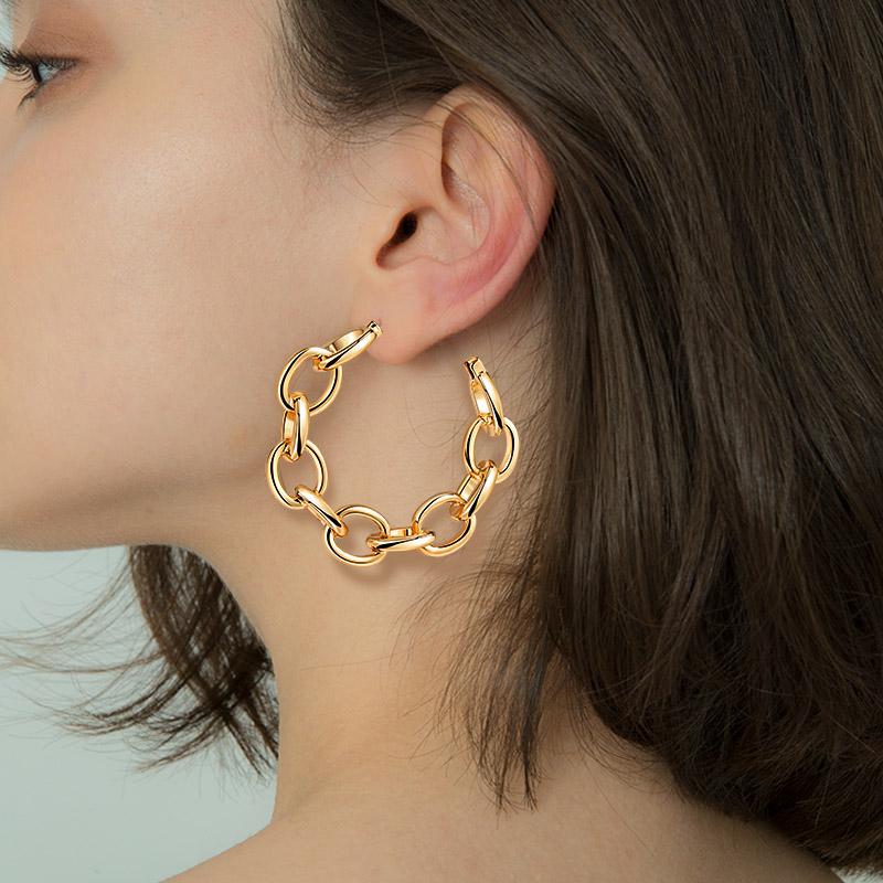 Women's Earrings Gold Round Hoop Drop Earrings for Women 2021 Vintage Statement Geometric Circle Trend Female Jewelry
Women's Earrings Gold Round Hoop Drop Earrings for Women 2021 Vintage Statement Geometric Circle Trend Female Jewelry