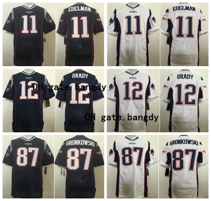 Elite 2020 New England Patriots Men Brady Football Jerseys 12 Tom Brady 11 Julian Edelman 87 Rob Gronkowski Blue Football Shirt, Black;red
Elite 2020 New England Patriots Men Brady Football Jerseys 12 Tom Brady 11 Julian Edelman 87 Rob Gronkowski Blue Football Shirt, Black;red