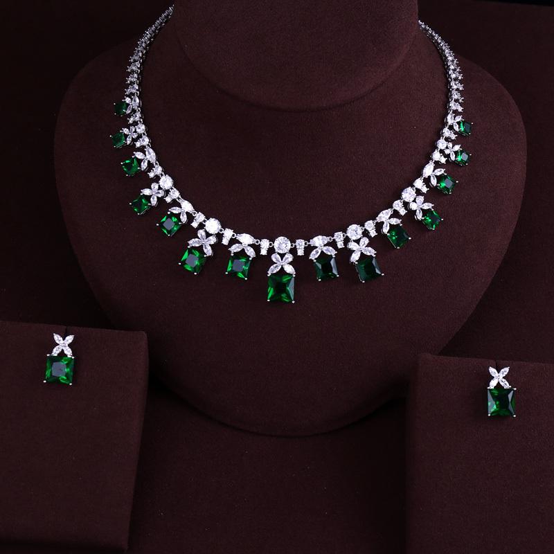 Earrings & Necklace Top White Gold-color Exquisite Marquis Zirconia Wedding Party Gift Bridal Jewelry Sets For Women, Silver
Earrings & Necklace Top White Gold-color Exquisite Marquis Zirconia Wedding Party Gift Bridal Jewelry Sets For Women, Silver