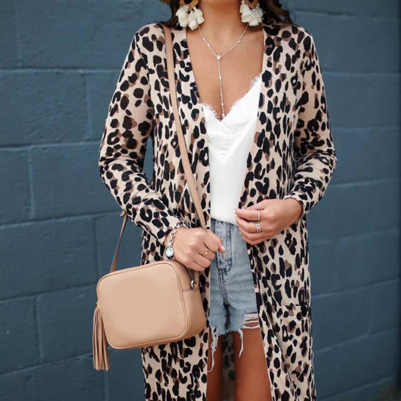 Fashion Womens Leopard Coats Print Party Casual Long Coat Plus Size XL Female New Autumn Thin Long Jackets Outwear, As pic
Fashion Womens Leopard Coats Print Party Casual Long Coat Plus Size XL Female New Autumn Thin Long Jackets Outwear, As pic