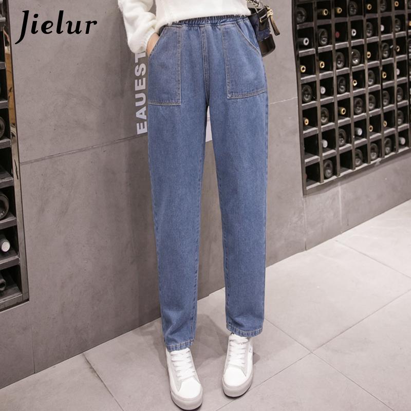 High Waist Plus Size -5XL Women' Jeans Loose Fashion Chic Big Pockets Pants for Lady 2021 Autumn Cuffs Blue Jeans Femme 
High Waist Plus Size -5XL Women' Jeans Loose Fashion Chic Big Pockets Pants for Lady 2021 Autumn Cuffs Blue Jeans Femme
