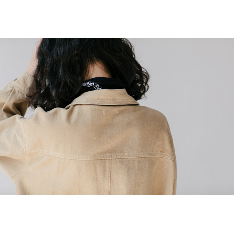 100% Cotton Denim Jacket Autumn New Korean Style Solid White Short Jeans Jacket Women Female Student Short Coat L0047 201106