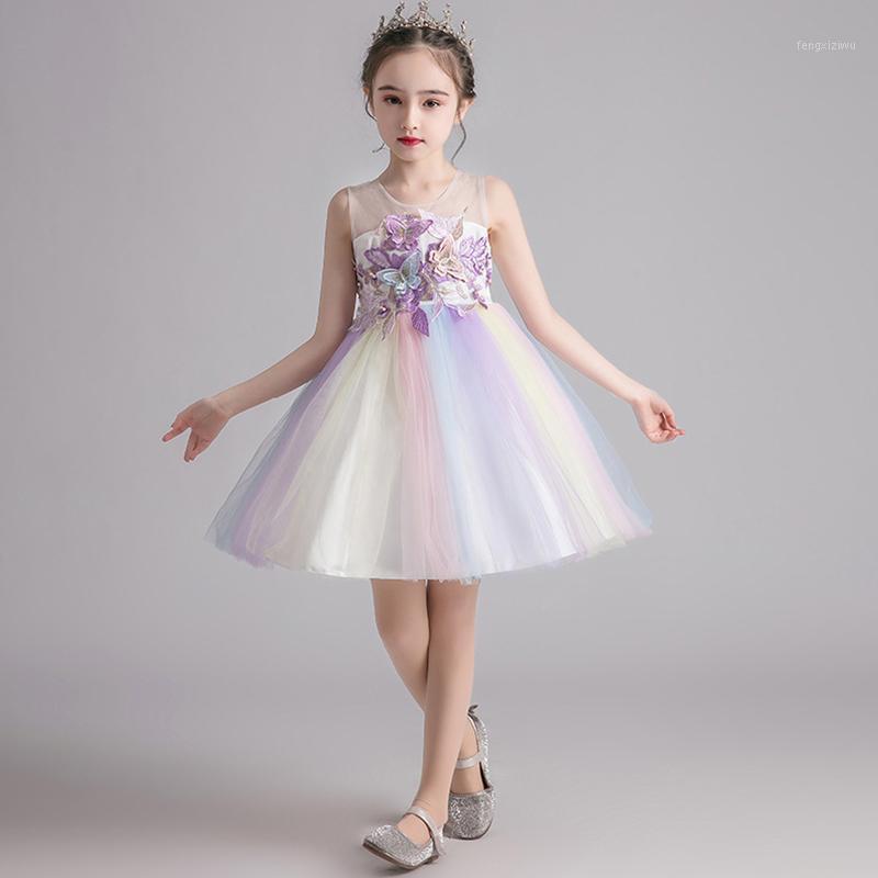 Flower Girl Dresses Tulle Lace Ball Gown Sleeveless Embroidery Appliques Sequined Pearls O-Neck Kids Party Princess Skirt D3231, Iridescence
Flower Girl Dresses Tulle Lace Ball Gown Sleeveless Embroidery Appliques Sequined Pearls O-Neck Kids Party Princess Skirt D3231, Iridescence