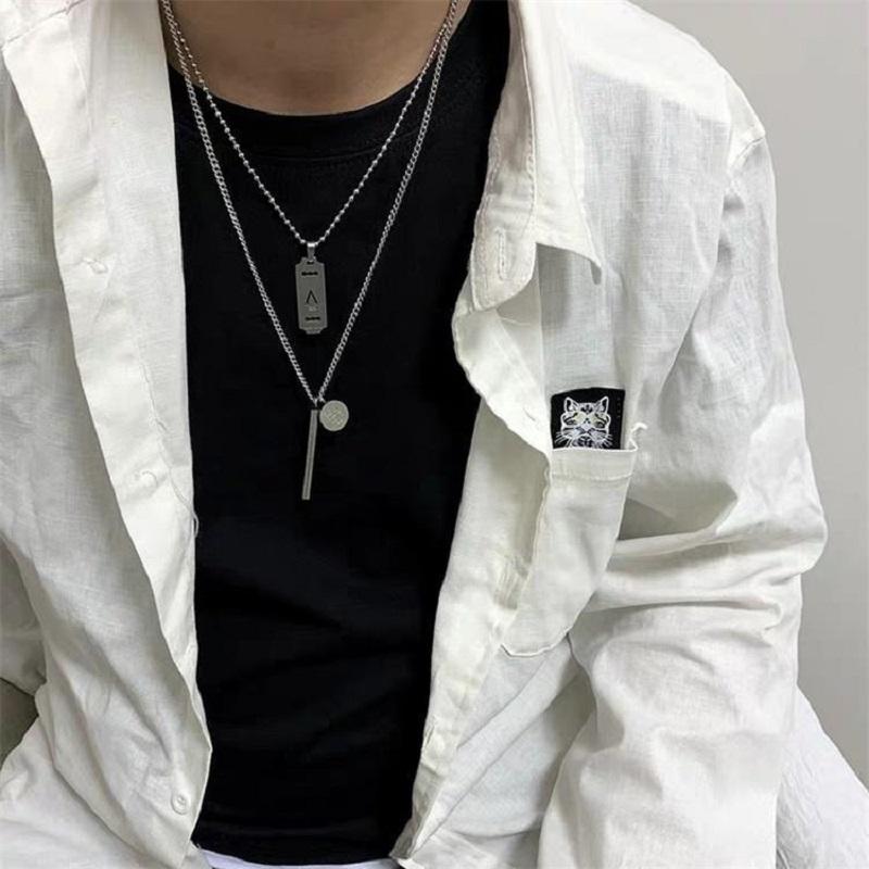KingDeng Long Necklace Pendent Double Layer Punk Personalized Ins Chain Unisex Women Jewlery Men Gifts Gothic Trendy Beads
KingDeng Long Necklace Pendent Double Layer Punk Personalized Ins Chain Unisex Women Jewlery Men Gifts Gothic Trendy Beads