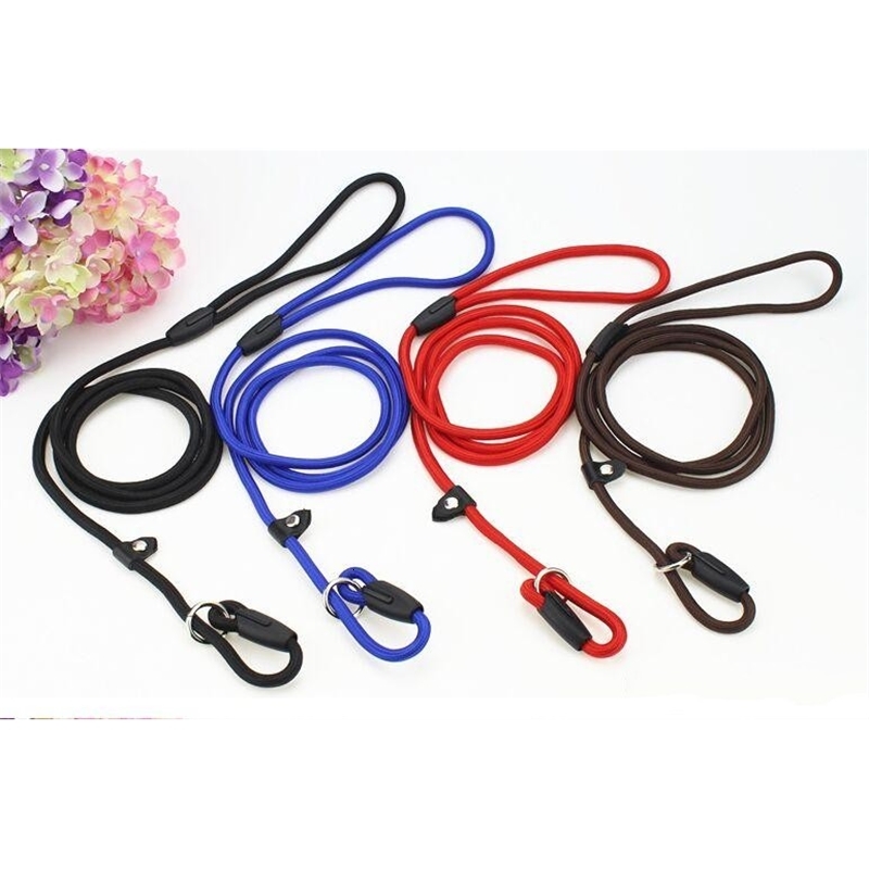 Nylon Rope Dog whisperer Cesar Millan style Slip Training Leash Lead and Collar Red Blue Black Colors 
Nylon Rope Dog whisperer Cesar Millan style Slip Training Leash Lead and Collar Red Blue Black Colors