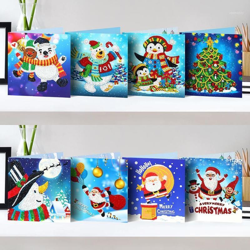 4/6/8pcs 5D DIY Drills Diamond Painting Greeting Card Christmas Cards Postcards Birthday Xmas Gift for Girls 2021 Navidad1
4/6/8pcs 5D DIY Drills Diamond Painting Greeting Card Christmas Cards Postcards Birthday Xmas Gift for Girls 2021 Navidad1