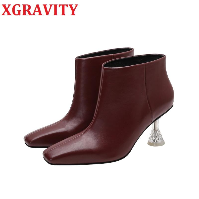 XGRAVITY New Square Toe High Heel Boots Abnormal Strange Heel Autumn Shoes Fashion Ladies Dress Shoes Winter Boots C063, Black
XGRAVITY New Square Toe High Heel Boots Abnormal Strange Heel Autumn Shoes Fashion Ladies Dress Shoes Winter Boots C063, Black