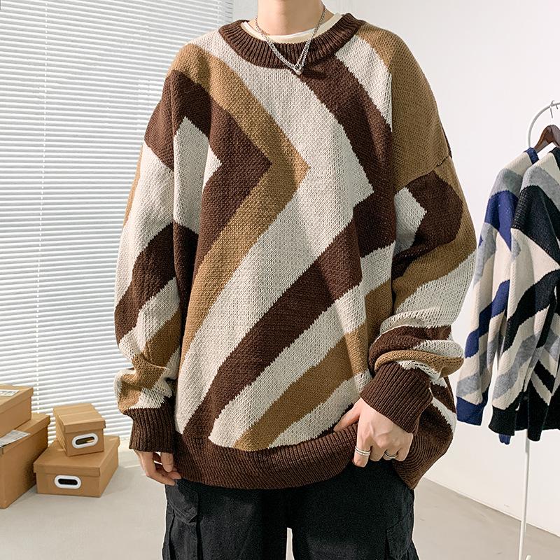 Ins Color-blocking Round Neck Sweater Sweater Male Korean Version of The Spring and Autumn New Trend Student Handsome, Black
Ins Color-blocking Round Neck Sweater Sweater Male Korean Version of The Spring and Autumn New Trend Student Handsome, Black