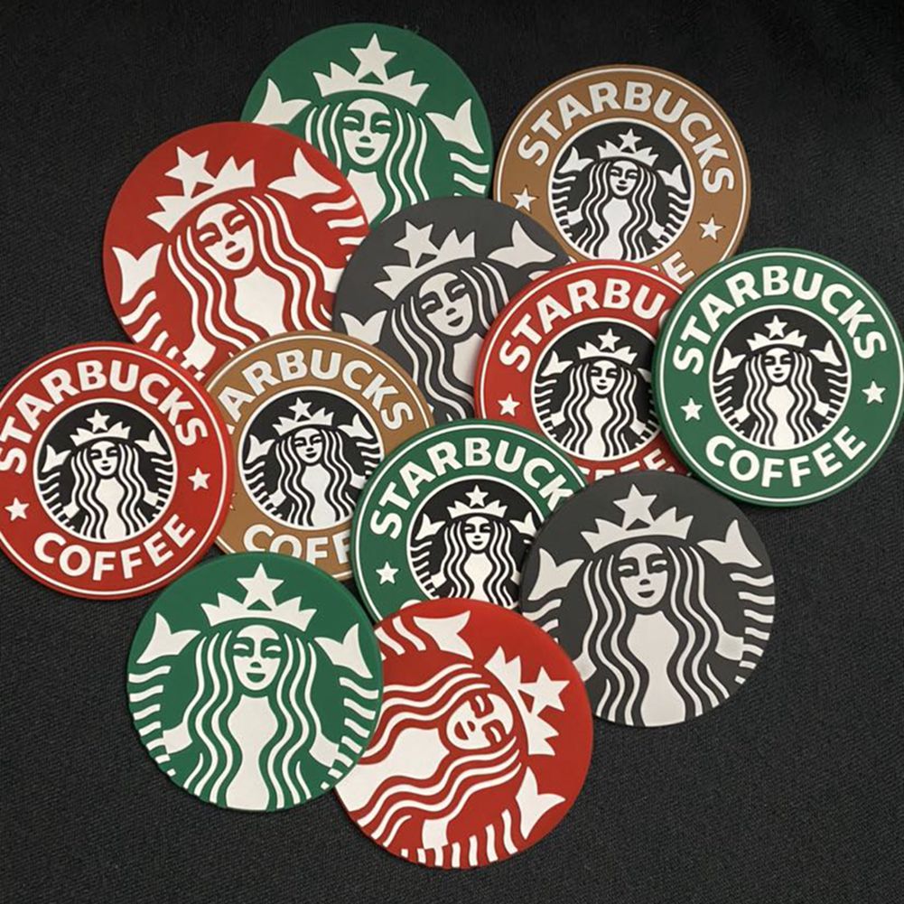 Dessous de verre en silicone tapis de tasse coussin porte-coussin décoration de table starbucks sous-verres à café marinière 85853mm dessous de v