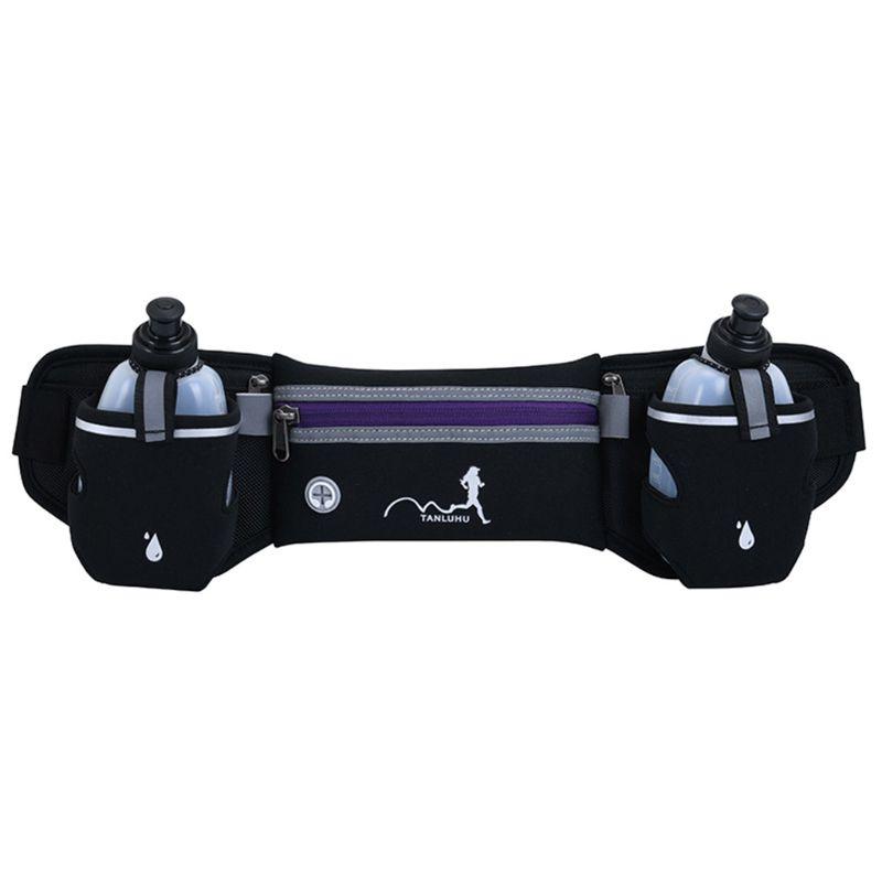 Sport Dual Pocket Waist Pack Pouch Water Bottle Holder Bag for Jogging Hiking H8WD, Purple
Sport Dual Pocket Waist Pack Pouch Water Bottle Holder Bag for Jogging Hiking H8WD, Purple
