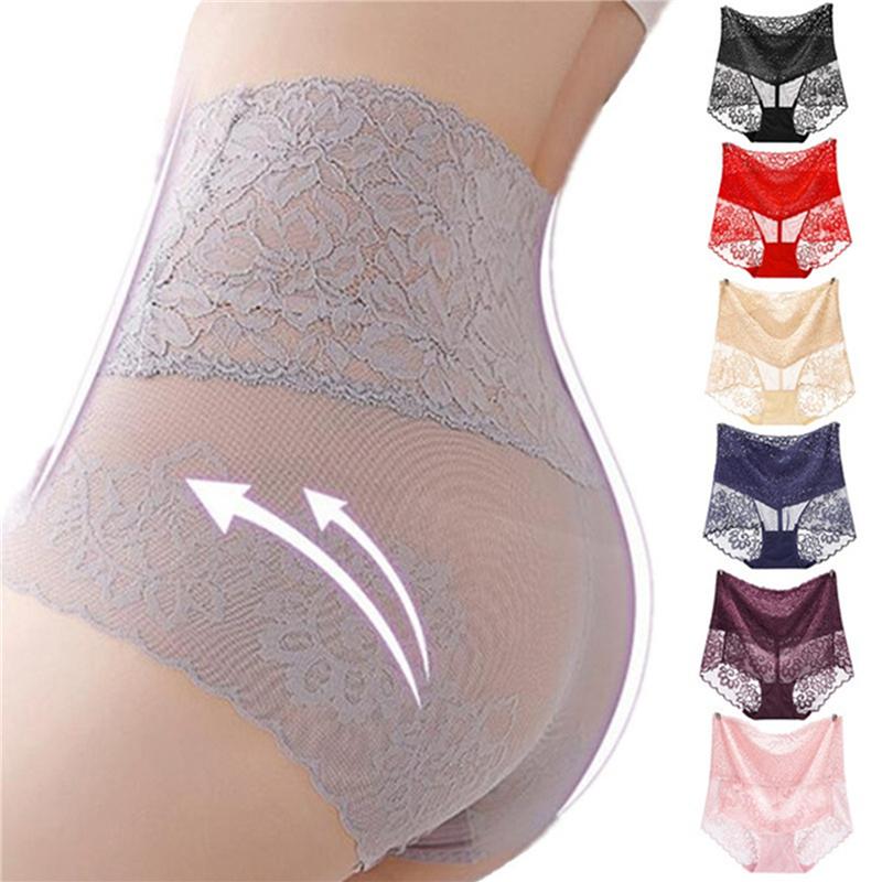 High Waisted Women Briefs Lace Flowers Sexy Panties Underwear Seamless Tummy Control Slimming Female Shaper Underpanties Panties, Skin
High Waisted Women Briefs Lace Flowers Sexy Panties Underwear Seamless Tummy Control Slimming Female Shaper Underpanties Panties, Skin