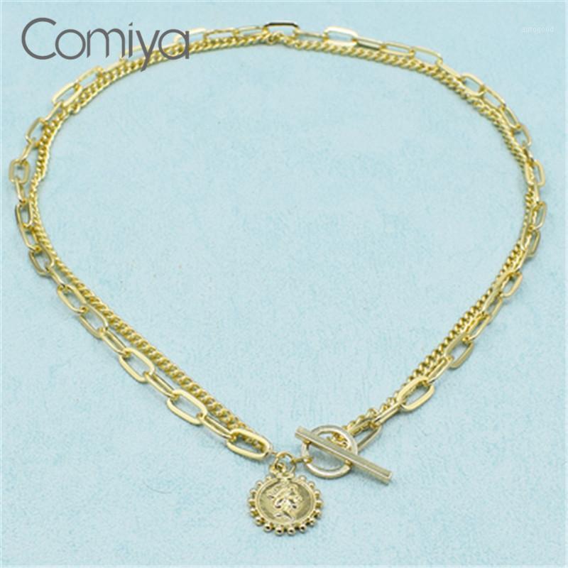 Chains Comiya Korean Necklaces For Women Gold Color Zinc Alloy Round Figure Charms Pendant Fashion Accessories Femme Christmas Gofts1
Chains Comiya Korean Necklaces For Women Gold Color Zinc Alloy Round Figure Charms Pendant Fashion Accessories Femme Christmas Gofts1