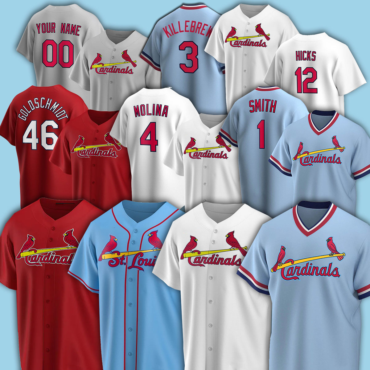 28 Nolan Arenado 46 Paul Goldschmidt 1 Ozzie Smith 4 Yadier Molina Dexter Fowler Paul DeJong LOUIS CARDINALS Baseball Jerseys a5, Men(hong que)
28 Nolan Arenado 46 Paul Goldschmidt 1 Ozzie Smith 4 Yadier Molina Dexter Fowler Paul DeJong LOUIS CARDINALS Baseball Jerseys a5, Men(hong que)