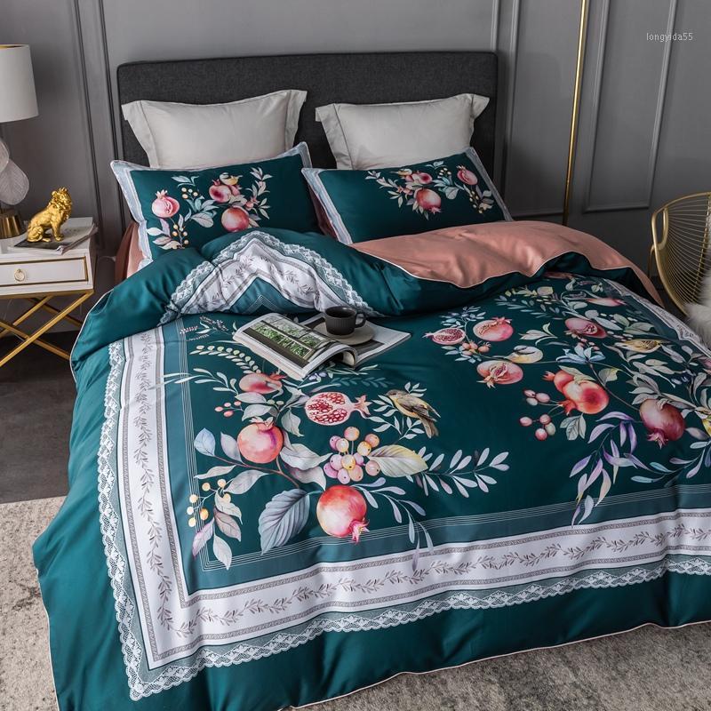 600TC Egyptian Cotton Bedding Sets Duvet Cover Pillowcase Flat Sheet Set Print European Flowers King Size #sw1, -yrj-07-07
600TC Egyptian Cotton Bedding Sets Duvet Cover Pillowcase Flat Sheet Set Print European Flowers King Size #sw1, -yrj-07-07
