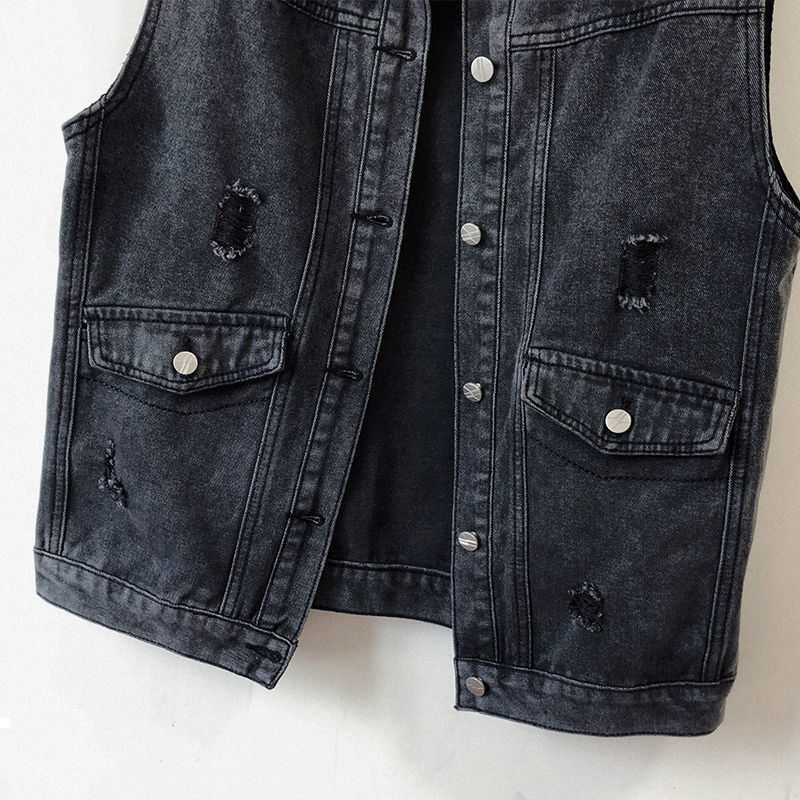 New nova 2021 moda primavera preto denim colete feminino casaco breasted collar roupas femininas y164 GIFS, Heise
New nova 2021 moda primavera preto denim colete feminino casaco breasted collar roupas femininas y164 GIFS, Heise