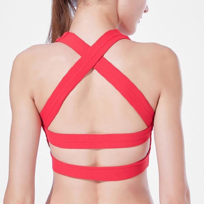 Sexy Brathable Sports Bra Top for Fitness WomenCross Straps Yoga Running Gym Underwear Crop Tops Female1, Black
Sexy Brathable Sports Bra Top for Fitness WomenCross Straps Yoga Running Gym Underwear Crop Tops Female1, Black
