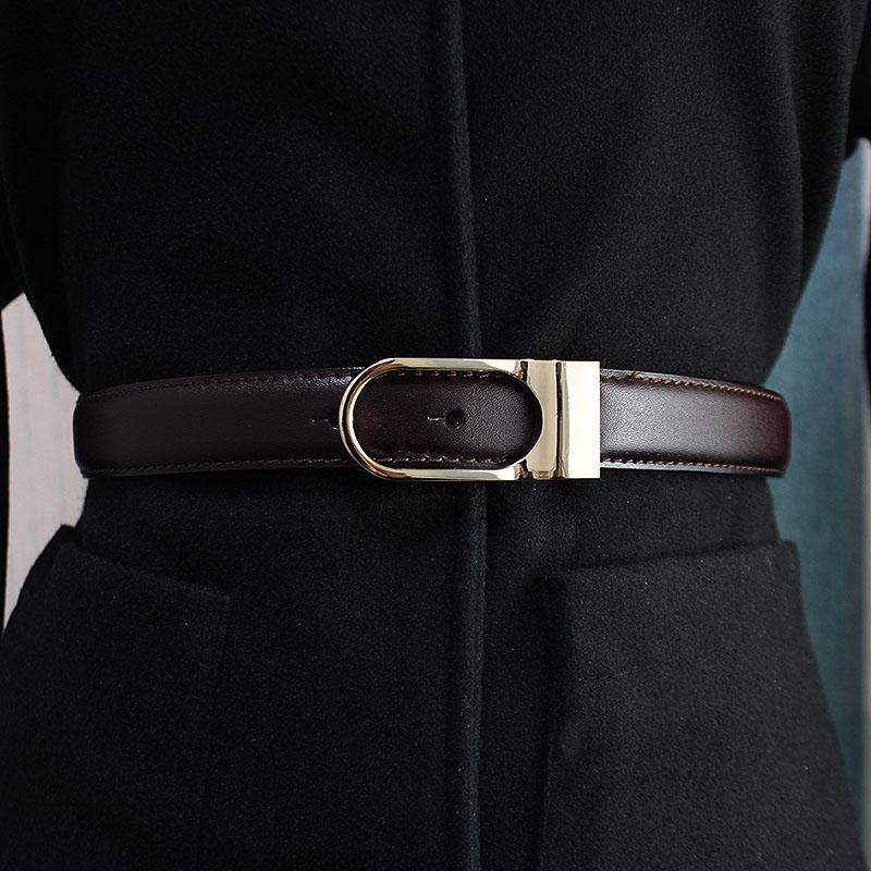 Trousers belt women's insstyle Korean fashion simple and versatile fashion commuter leather black brown jeans belt
Trousers belt women's insstyle Korean fashion simple and versatile fashion commuter leather black brown jeans belt
