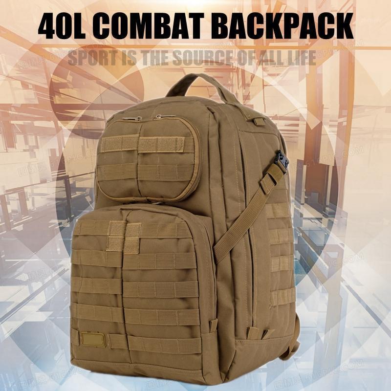 40L Tactical Combat Backpack Molle Bag Rucksack Pack for Outdoor Sports Cycling Camping1, Black
40L Tactical Combat Backpack Molle Bag Rucksack Pack for Outdoor Sports Cycling Camping1, Black