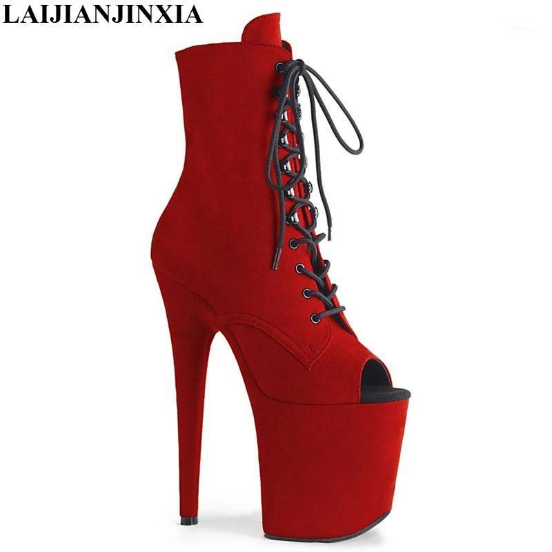 LAIJIANJINXIA New Knight Female 20CM High Heel Women's Ankle Boots Women Peep Toe Shoes Flock Sexy Nightclub Pole Dancing Boots1, Color 2
LAIJIANJINXIA New Knight Female 20CM High Heel Women's Ankle Boots Women Peep Toe Shoes Flock Sexy Nightclub Pole Dancing Boots1, Color 2