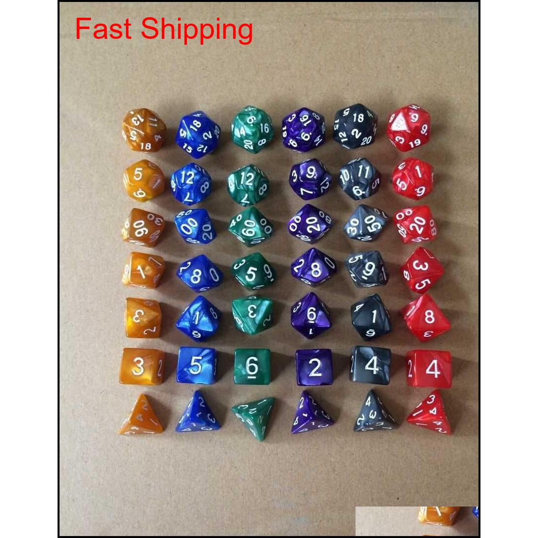 7pcs/set Creative Rpg Game Dice D&d Colorful Multicolor Dice Mixed White D4 D6 D8 D10 D12 D20 Dnd qylMgL abc2007
7pcs/set Creative Rpg Game Dice D&d Colorful Multicolor Dice Mixed White D4 D6 D8 D10 D12 D20 Dnd qylMgL abc2007