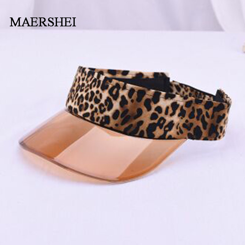 MAERSHEI Leopard Print Summer Sun Visor Women Transparent Visor Sun Hat Empty Top Caps Leisure Beach Casquette, White
MAERSHEI Leopard Print Summer Sun Visor Women Transparent Visor Sun Hat Empty Top Caps Leisure Beach Casquette, White