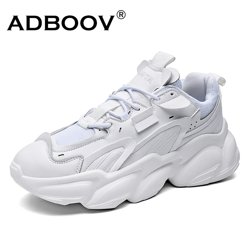ADBOOV Unisex Fashion Leather Sneakers Women Men Platform Chunky Shoes White Black Trainers Footwear LJ201017
ADBOOV Unisex Fashion Leather Sneakers Women Men Platform Chunky Shoes White Black Trainers Footwear LJ201017