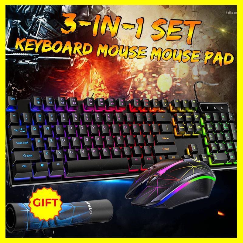 HOT USB Wired RGB Backlit Desktop Keyboard Mouse Gaming Glowing Keyboard Mouse Combo for PC Laptop Gamer Gift Pad1
HOT USB Wired RGB Backlit Desktop Keyboard Mouse Gaming Glowing Keyboard Mouse Combo for PC Laptop Gamer Gift Pad1
