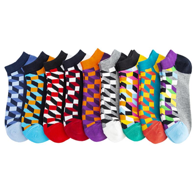 5 Pairs Combed Cotton Men Socks Short Fashion Colored Rhombus Ankle Socks Deodorant Antibacterial Dress Man size 39-46, 5 pairs grey
5 Pairs Combed Cotton Men Socks Short Fashion Colored Rhombus Ankle Socks Deodorant Antibacterial Dress Man size 39-46, 5 pairs grey