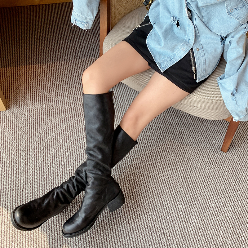 2021 Women Knee-boots 22-25 Cm Long Spring and Autumn Return Women's Shoes JPFG, Black-velvet
2021 Women Knee-boots 22-25 Cm Long Spring and Autumn Return Women's Shoes JPFG, Black-velvet