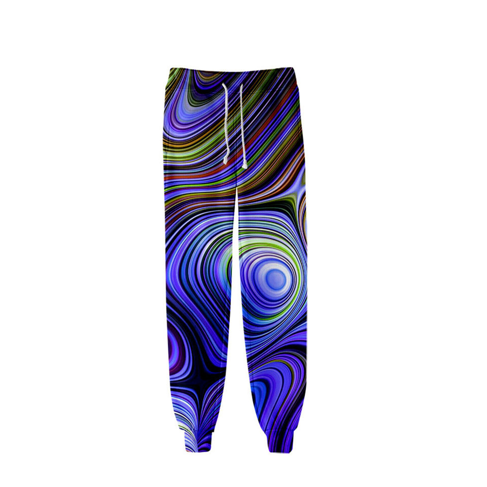 Tie Dye 3D Printed Sweatpants Fashion Harajuku Jogger Pants Colorful Psychedelic Track Pants Slim Streetwear Men/Women Trousers T200516