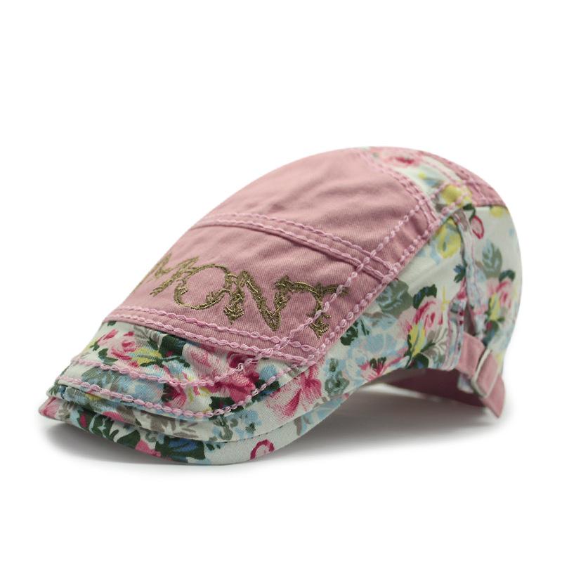New Brand Women Berets Flower Pattern Beret Female Run Shade Hat Lady Leisure Sunscreen Visor
New Brand Women Berets Flower Pattern Beret Female Run Shade Hat Lady Leisure Sunscreen Visor