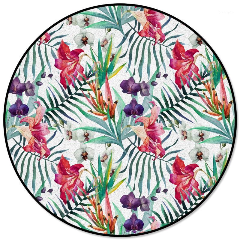 Tropical Plant Leaf Flower Dining Table Floor Round Carpet Living Room Coffee Table Mat Prayer Mat Computer Chair Carpet Pet1, As pic
Tropical Plant Leaf Flower Dining Table Floor Round Carpet Living Room Coffee Table Mat Prayer Mat Computer Chair Carpet Pet1, As pic