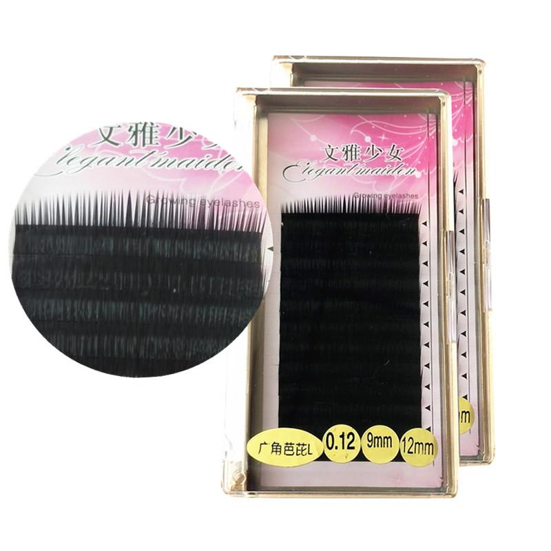 0.12 L Shape Individual Eyelashes Different Sizes Mixed Black Thick Individual Grafting Eye Lash Extentions for Salon Daily Use
0.12 L Shape Individual Eyelashes Different Sizes Mixed Black Thick Individual Grafting Eye Lash Extentions for Salon Daily Use