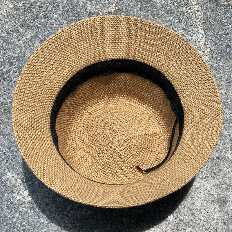 Belt Buckle Dome Caps Korean Style Sweet Beach Hats Outdoor Travel Wide Brim Hats