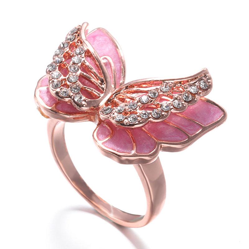 Rose Gold Engagement Butterfly Rings for Women Girls Fashion Australia Crystal Wedding Ring Bridal Jewelry Gifts Size 5-11
Rose Gold Engagement Butterfly Rings for Women Girls Fashion Australia Crystal Wedding Ring Bridal Jewelry Gifts Size 5-11