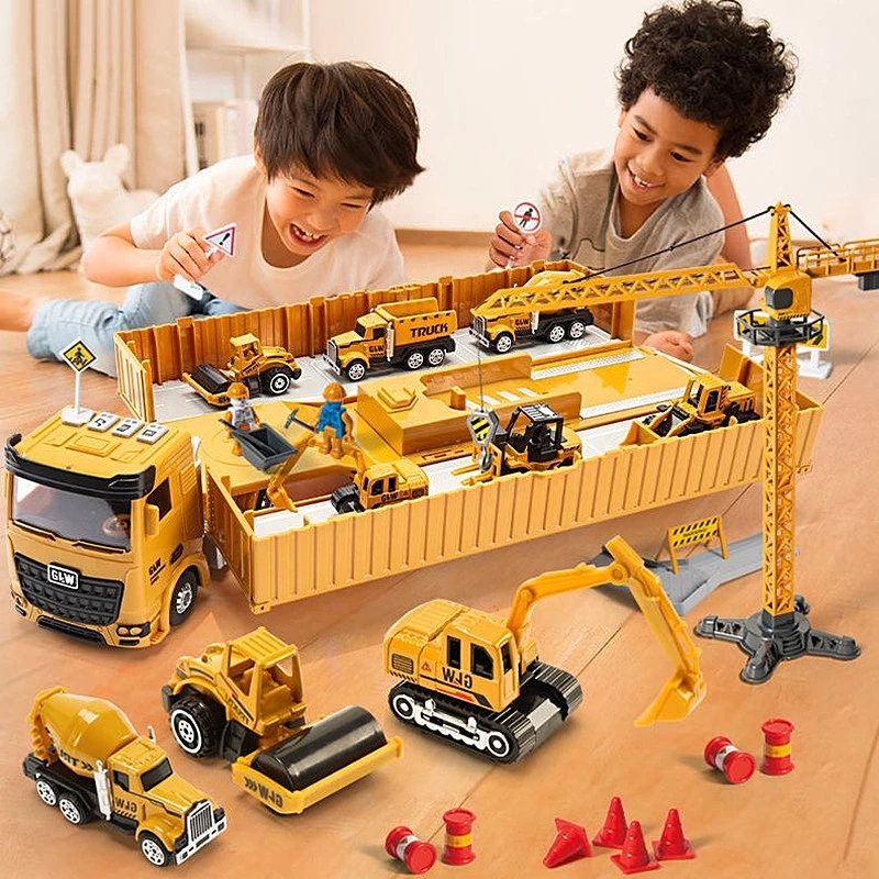 Minecraft Lepins Building Block Sets Large Metal Car Toys for Kids Boys Christmas Gift Alloy Excavator Container Construction Trucks Trailer Toys Light Music
Minecraft Lepins Building Block Sets Large Metal Car Toys for Kids Boys Christmas Gift Alloy Excavator Container Construction Trucks Trailer Toys Light Music