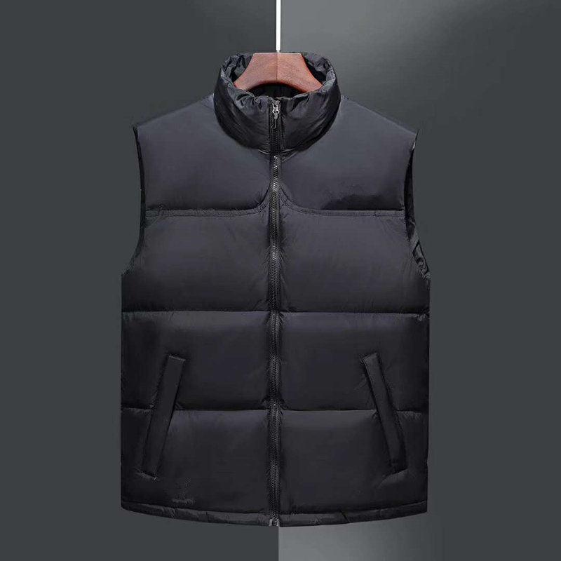 Men' Stand Collar Vest Down Jacket Printing Logo Casual Loose Contrast Color Thick Vests, Black
Men' Stand Collar Vest Down Jacket Printing Logo Casual Loose Contrast Color Thick Vests, Black