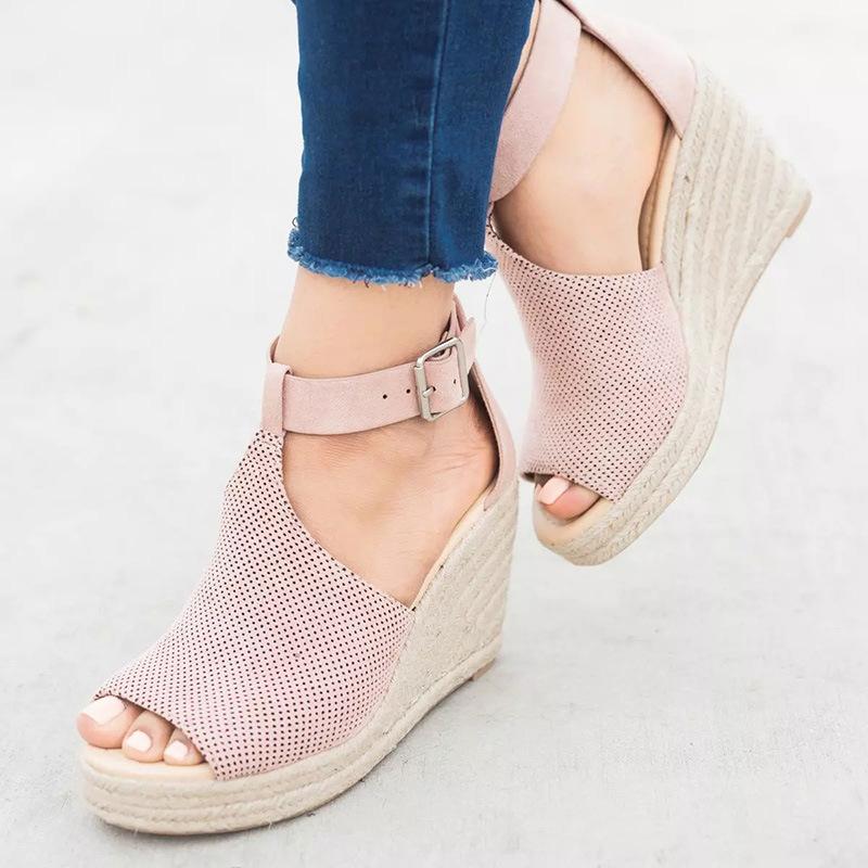 Closed Heel High Sandals Heels Female Shoe Wedge 2021 Women's Large Size Espadrilles Platform Ladies Shoes Summer For
Closed Heel High Sandals Heels Female Shoe Wedge 2021 Women's Large Size Espadrilles Platform Ladies Shoes Summer For