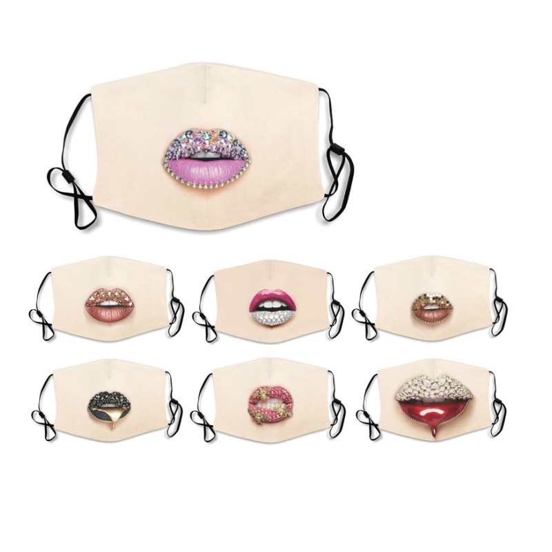 Fashion Dustproof Face Mask Diamond Protective Mask PM2.5 Mouth Masks Washable Reusable Women Colorful Rhinestones Face Mask 369 N2
Fashion Dustproof Face Mask Diamond Protective Mask PM2.5 Mouth Masks Washable Reusable Women Colorful Rhinestones Face Mask 369 N2