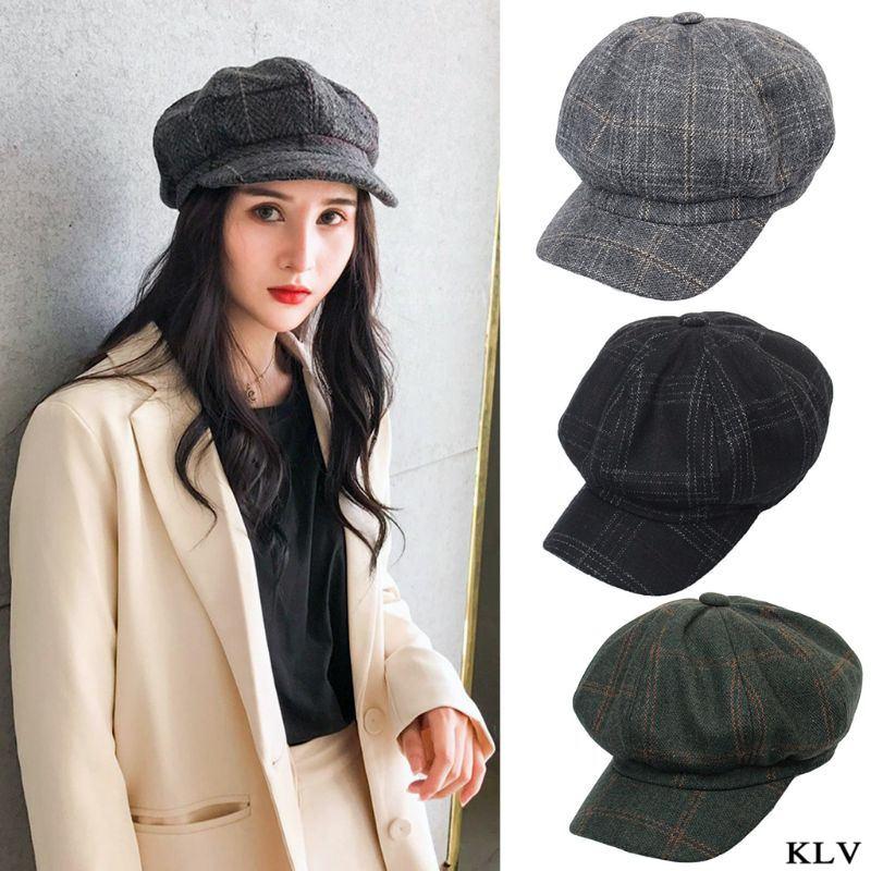 Literary Women Men Winter Autumn Retro Felt Plaid Print Beret Cap Classic Newsboy Flat Elastic Octagonal Painter Pumpkin Hat
Literary Women Men Winter Autumn Retro Felt Plaid Print Beret Cap Classic Newsboy Flat Elastic Octagonal Painter Pumpkin Hat