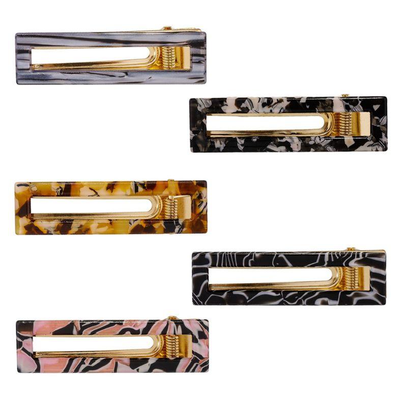 Minimalist Hollow Out Rectangle Hair Clip Marble Texture Acetate Surface Women Hairgrip Retro Side Bangs Duckbill Hair Accessory
Minimalist Hollow Out Rectangle Hair Clip Marble Texture Acetate Surface Women Hairgrip Retro Side Bangs Duckbill Hair Accessory