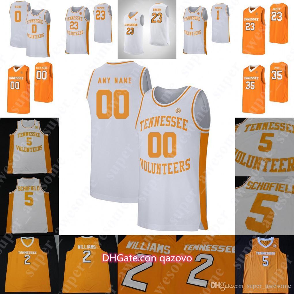 Tennessee Volunteers Basketball Jersey Bowden Yves Pons Lamonte Turner Grant Williams Admiral Schofield Bone John Fulkerson Josh Richardson, New white
Tennessee Volunteers Basketball Jersey Bowden Yves Pons Lamonte Turner Grant Williams Admiral Schofield Bone John Fulkerson Josh Richardson, New white