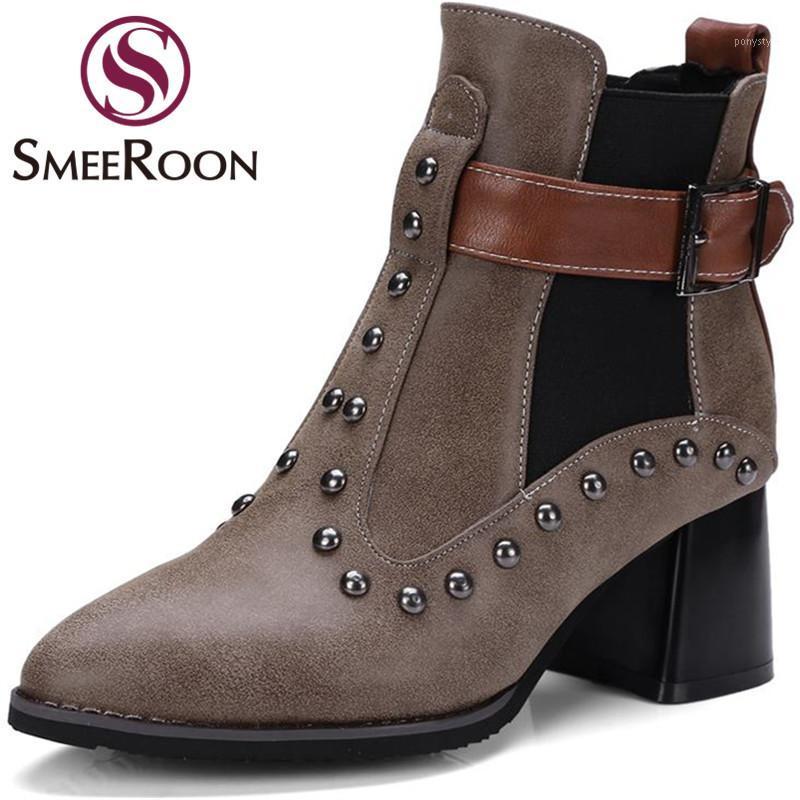 Smeeroon hot sale buckle boots for women pointed toe slip on women's ankle boots fashion autumn winter women shoes1, Dark grey
Smeeroon hot sale buckle boots for women pointed toe slip on women's ankle boots fashion autumn winter women shoes1, Dark grey