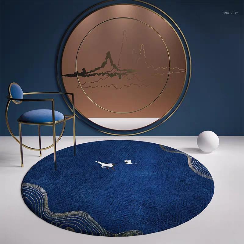 New Chinese retro style round shaped geometric area rug carpet, big size post modern home decoration coffee table carpet1, As picture
New Chinese retro style round shaped geometric area rug carpet, big size post modern home decoration coffee table carpet1, As picture