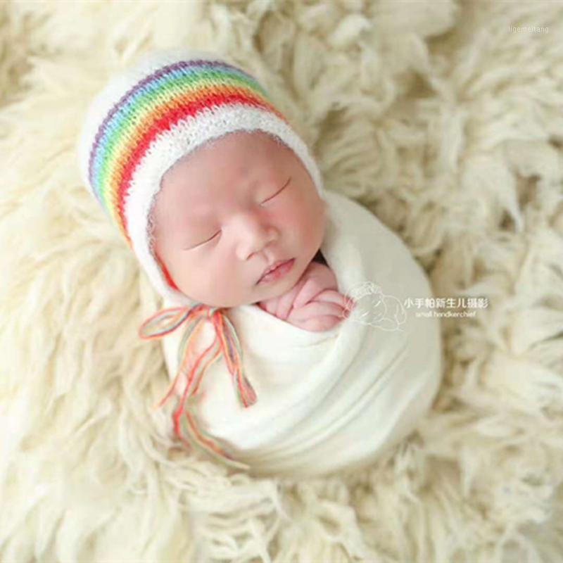 Newborn Rainbow Bonnet Photo Props Handknit Mohair Hat Baby Fluffy Cap Photography Props1, As photo
Newborn Rainbow Bonnet Photo Props Handknit Mohair Hat Baby Fluffy Cap Photography Props1, As photo